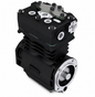 Heavy Duty Twin Cylinder Air Compressor for Semi Truck & Commercial Vehicle