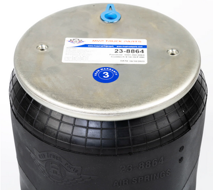 PAIR of MVP Air Springs Compatible with Peterbilt Kenworth Trucks Replaces Firestone W01-358-8864, 03-08716,C81-1011 / C81-1013, C81-1017